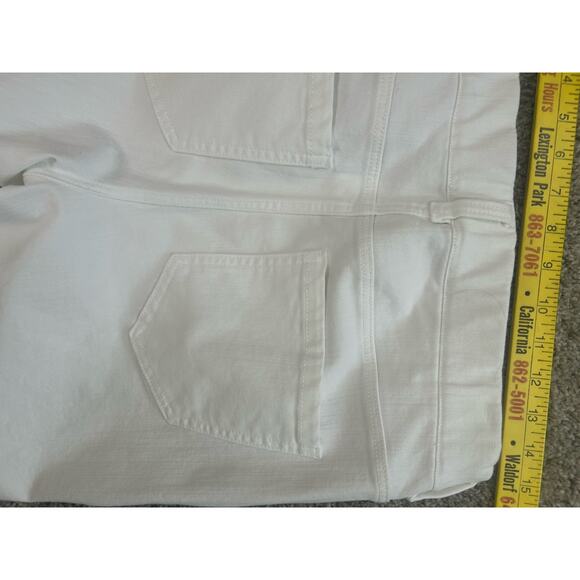 Liverpool White Jeans Size 8/29 the Skinny Crop Pants Casual - Picture 9 of 10